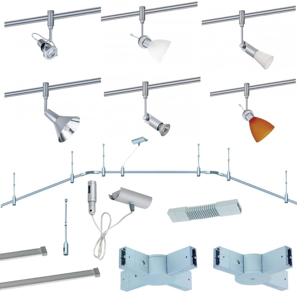 Paulmann Phantom componentensysteem basisuitvoering met GU10 en G9 fittingen voor Phara, Phari en Pharus