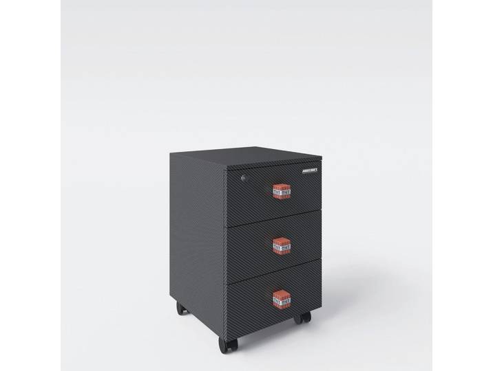 Minecraft Rollcontainer Minecraft, Schwarz, Gaming, 3 Schublade(n) Schubladen, 40x58x51 cm, umfangreiches Zubehör erhältlich, Büromöbel, Schreibtischcontainer, Rollcontainer