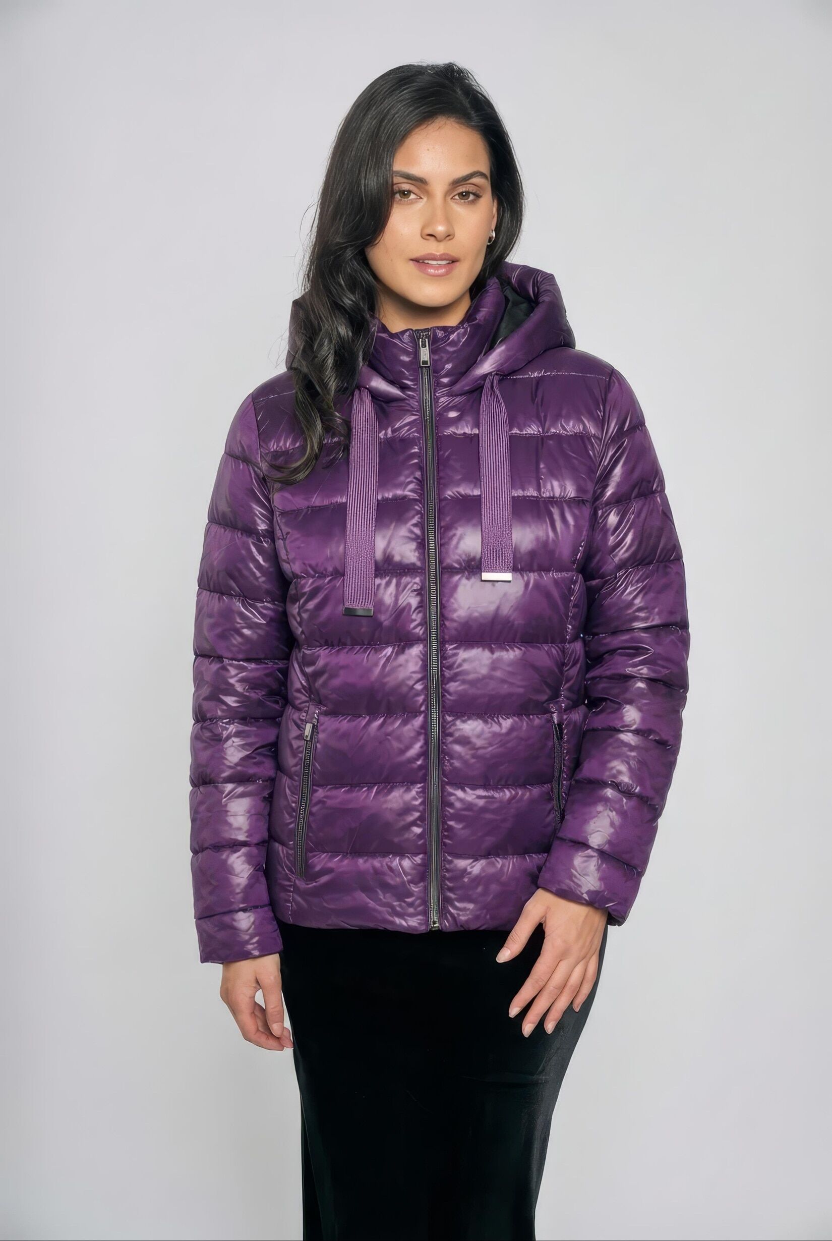 Langjacke FREAKY NATION "T-Malinska-C", Damen, Gr. S (36), lila, Oberstoff: 100% Polyester. Futter: 100% Polyester, normal, Jacken Langjacke