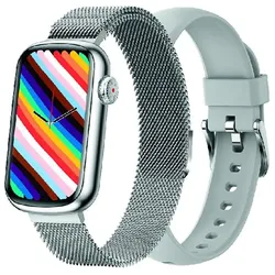 Smarty Watches Smarty 2.0 Smart-Watch SW032B silber Edelstahlarmand, Smartwatch
