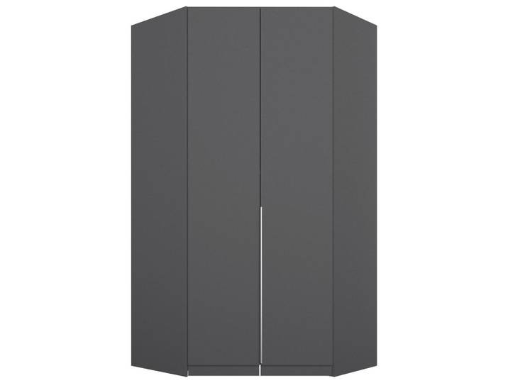 Eckschrank B: 117 cm Alabama, Grau