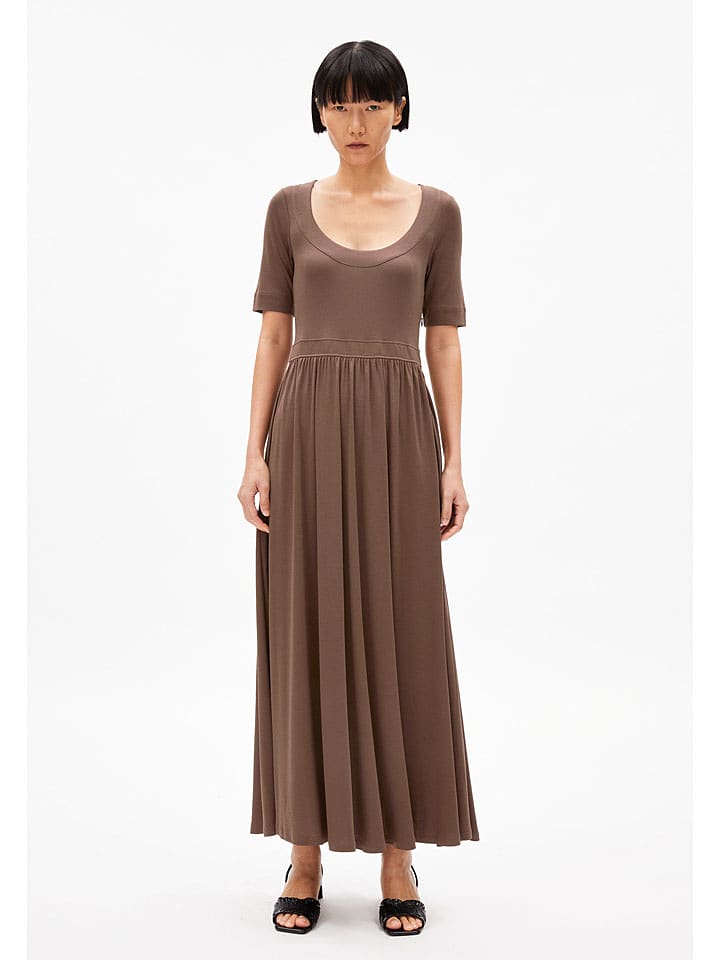 armedangels Kleid "Berenikaa" in Braun - XXL