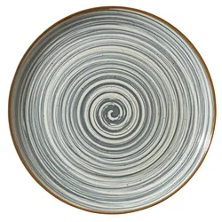 METRO Professional Platzteller Madleen, Steinzeug, Ø 31 cm, grau, 6 Stück