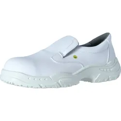 Sicherheitshalbschuhe S2 "SLIPPER LOW" ESD WHITE - 46 - Weiß