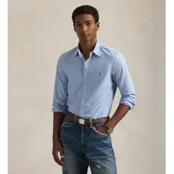 Polo Ralph Lauren für Herren. 710549084007 Slim Fit Oxford Hemd blau (M), Lässig, Baumwolle, Langarm