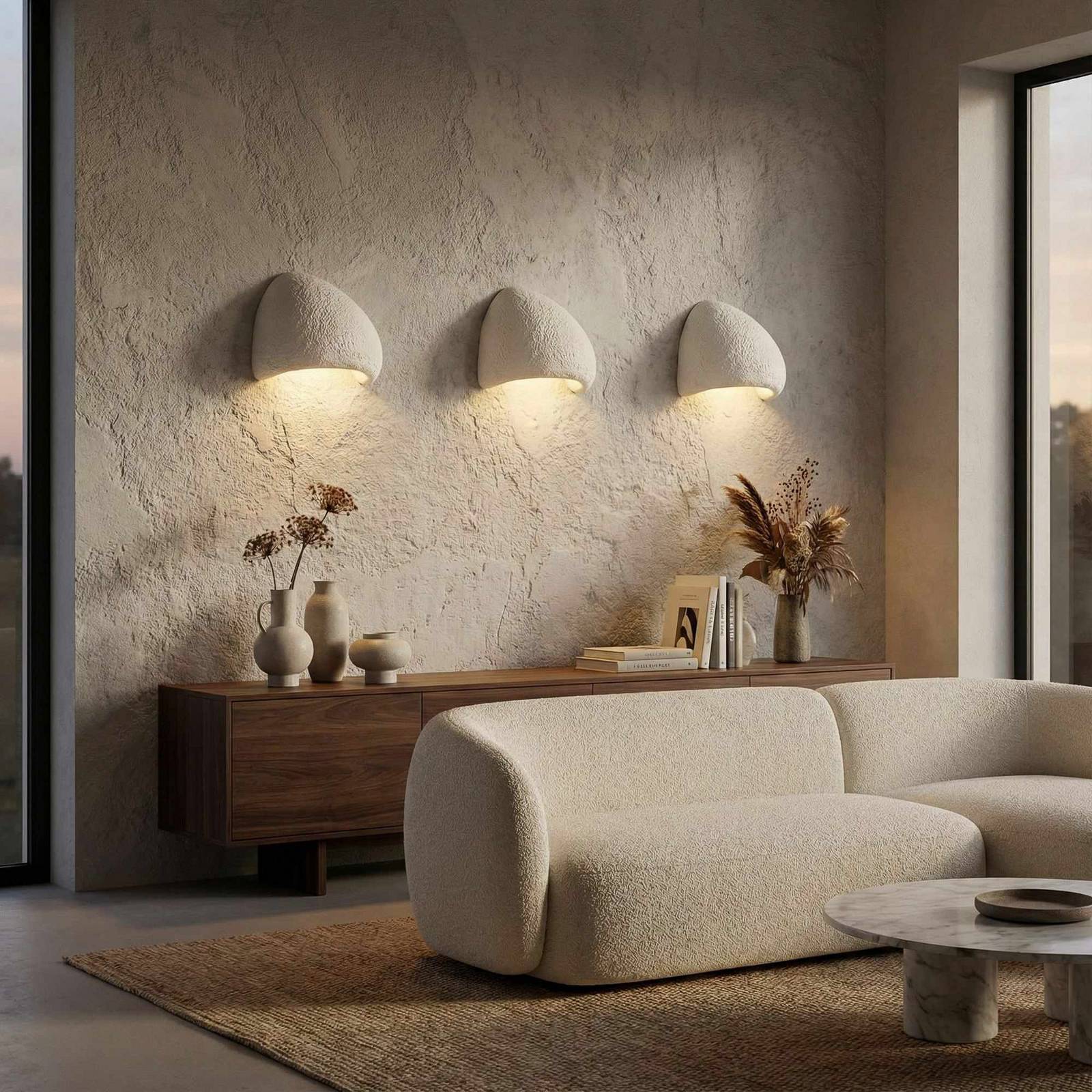 Wandlampe LORE Opviq, dimmbar, weiß / opal, für Wohn- / Esszimmer, Kunststoff, Modern, Wandleuchte, Wandlampe Innen
