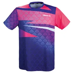 Tibhar TT-Shirt Corner royalblau/pink S - S