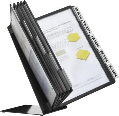 Durable Vario Table 10 Tischständer-Set, schwarz