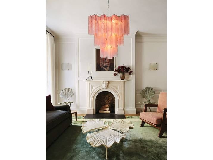 Construisez votre maison avec notre lustre en verre coloré de Murano 2026, luminaires suspendus, lustre pour salon