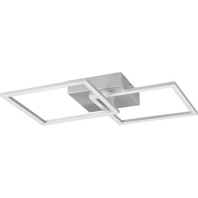 OTTO HOME LED Deckenleuchte "Annelia, Deckenlampe, schwenkbare LED-Rechtecke", grau (dunkeltitanfarben), 2, H: 7cm, 1 Stk., Leuchten, Wand- und Deckenmontage möglich, LED Deckenleuchte
