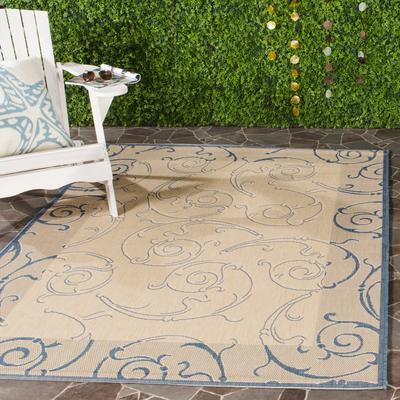 SAFAVIEH Courtyard Marlys Waterproof Patio Backyard Rug