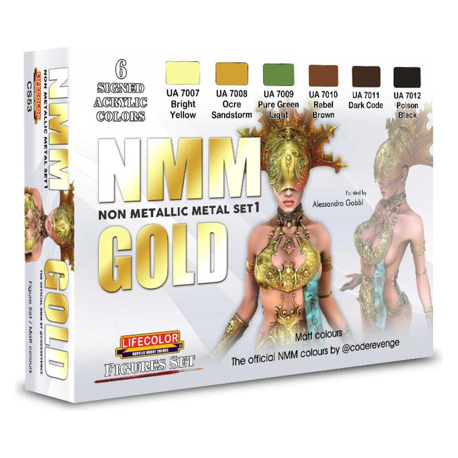 Grundig NMM - Non Metallic Metal - Set 1 GOLD 6 x 22 ml (CS53)