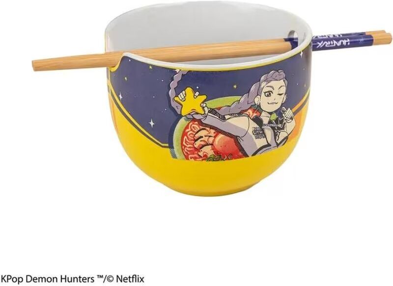 Cinereplicas Bol De Ramen Kpop Demon Hunters Rumi Superstar Flavor Talla Única Unisex