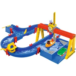 AquaPlay Wasserbahn ContainerPort, blau