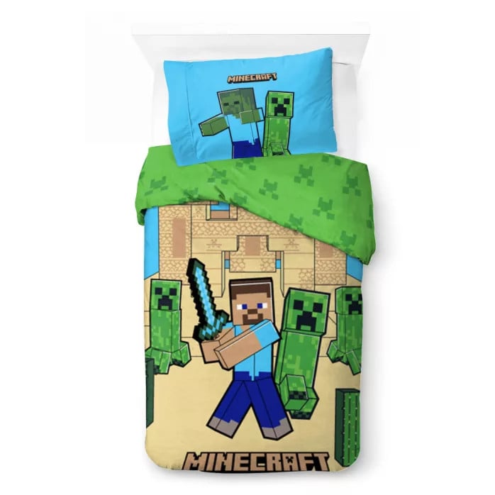 Minecraft Dekbedovertrek Sand Castle 140 x 200 cm