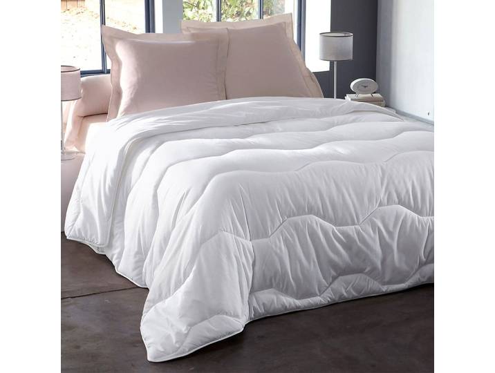 Couette légère en coton blanc 260x240cm