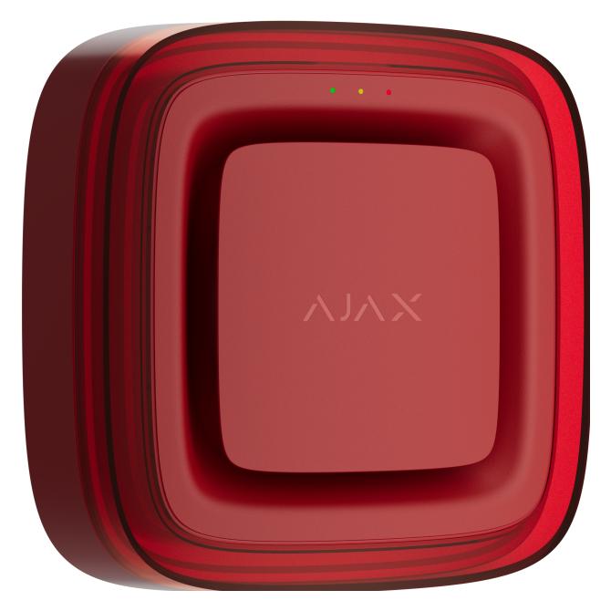 Ajax EN54 FireProtect (Sounder/VAD) (8EU) ASP red | Wireless fire alarm sounder combined with a... (3614750)