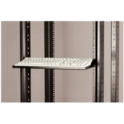 Conteg Support pour clavier 19", sans clavier, Serverschrank Zubehör, Schwarz