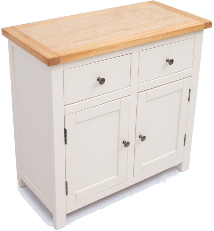 August Grove Napolitano 84 cm W Sideboard Off White/Antique Brass 80cm H X 84cm W X 40cm D