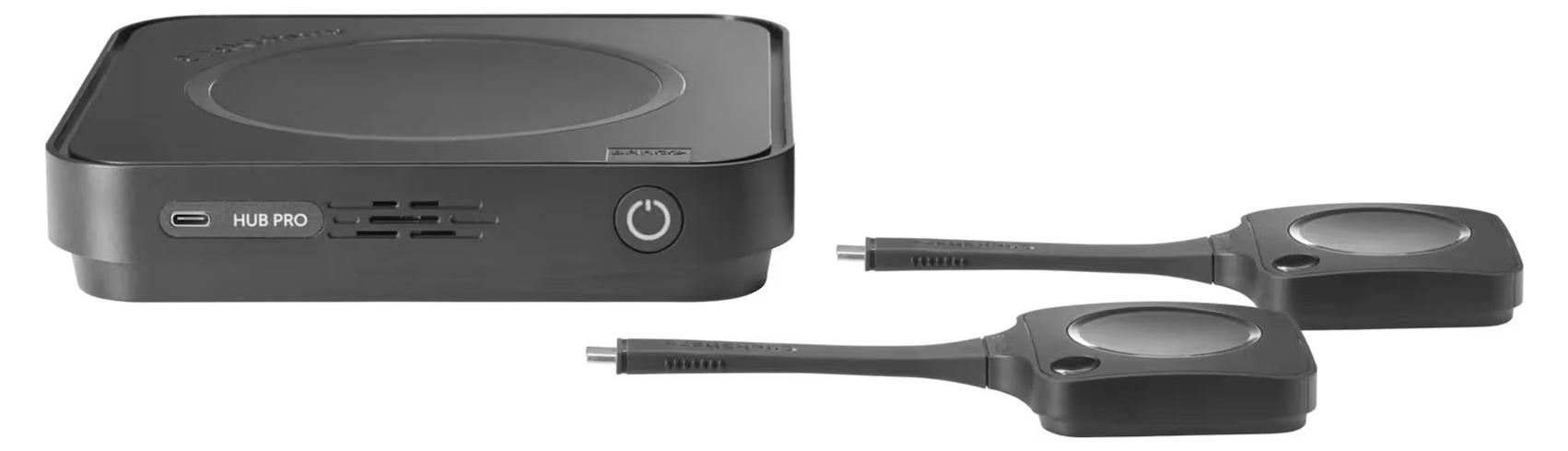 Barco ClickShare Hub Pro, Verwaltungssystem für Videokonferenzdienste, 5K Ultra HD, Schwarz