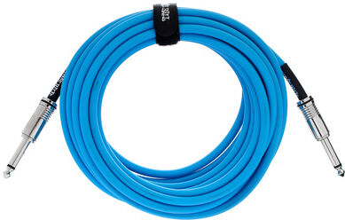 Ernie Ball Flex Cable 20ft Blue EB6417 Bleu