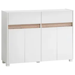 Kommode Cosmo ca.112,2x84,8x33cm Weiß