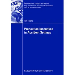 Precaution Incentives in Accident Settings, Fachbücher von Tim Friehe