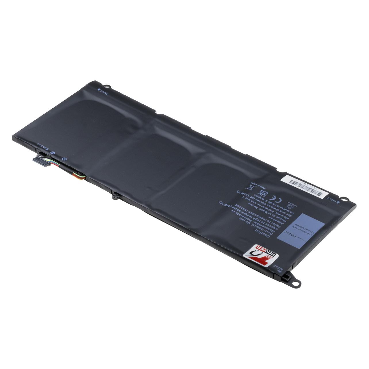 T6 Power Baterie Dell XPS 13 9360,,, 4cell, Li-pol (4 Zellen, 7850 mAh) (NBDE0180)