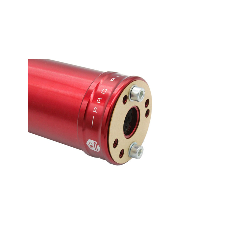 Silencieux d'échappement alu full rouge KRM Pro Ride 50-70cc