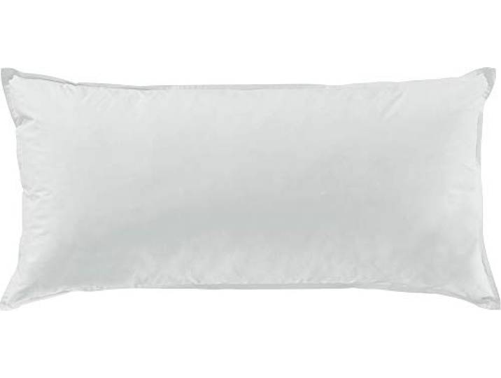 Erwin Müller Daunen-Kissen, Kopfkissen, Kissenfüllung Montreal, Daunen-Feder 70% Federn, 30% Daunen Größe 40x80 cm - Liegekomfort: fest, trocknergeeignet