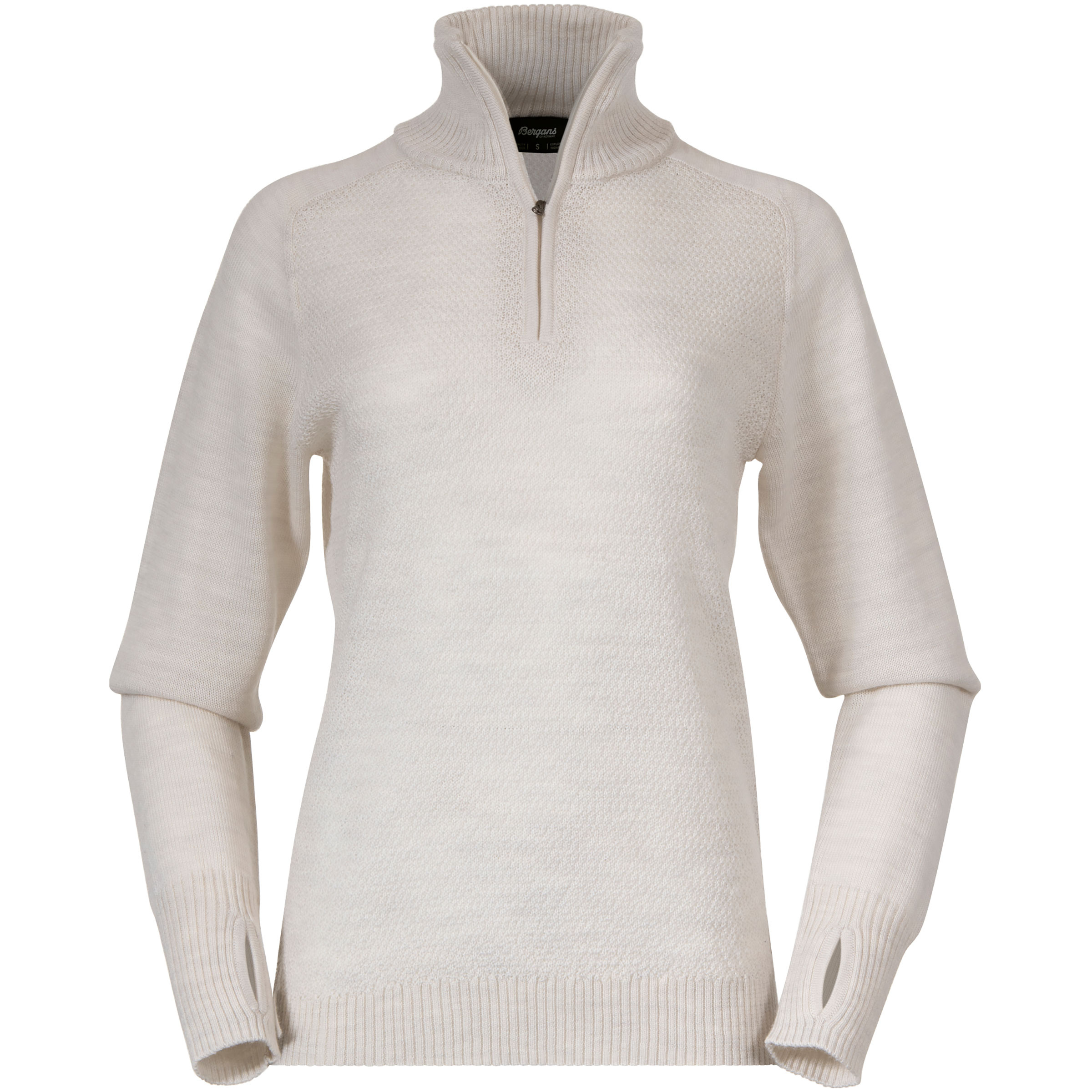 Bergans Ulriken Light Merino Damen Pullover weiss Größe M Lifestyle Schnell trocknend Merinowolle
