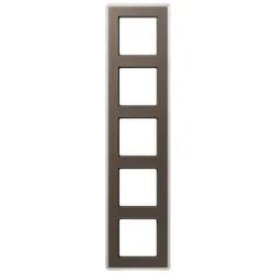 Jung Glasrahmen 5fach AV 585 GLM MO