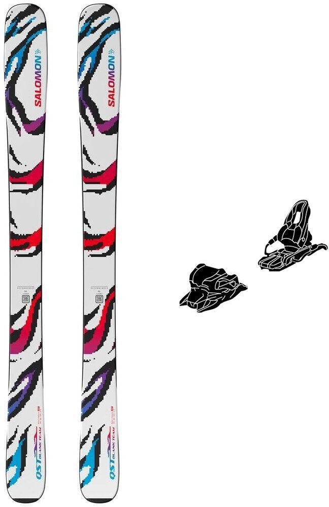 Salomon  - Pack Ski Qst Blank Team - 152 + L7 Gw Black Silver Metal B100 - Ski