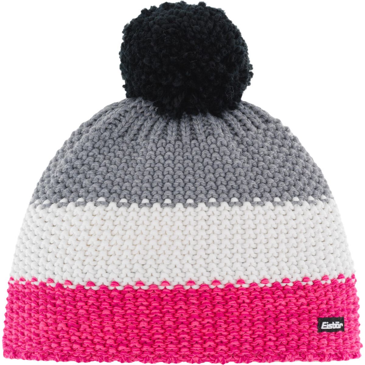 Eisbär Star Pompon Mütze Kids pinkmeliert-white-graumele (142) 407165-142