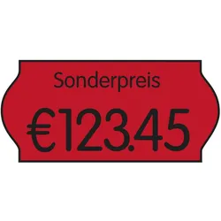 METO Preisetiketten 26,0 x 12,0 mm