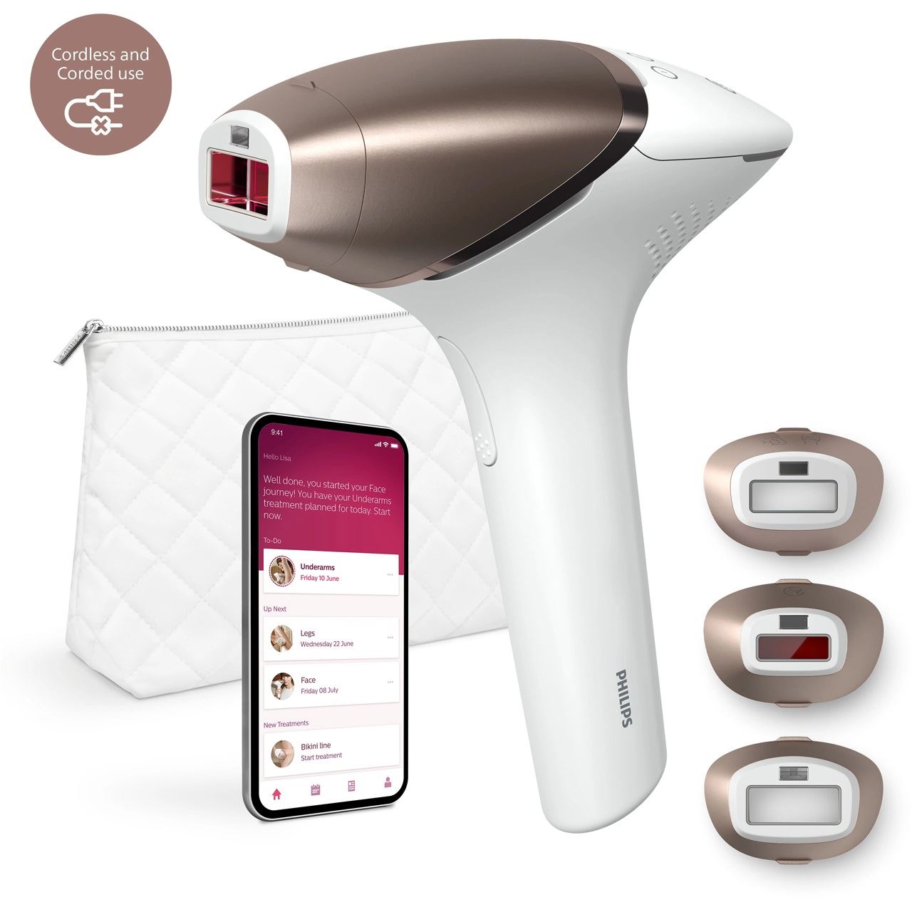 Philips IPL-Haarentferner Lumea Prestige 9000 Series (BRI955 00)