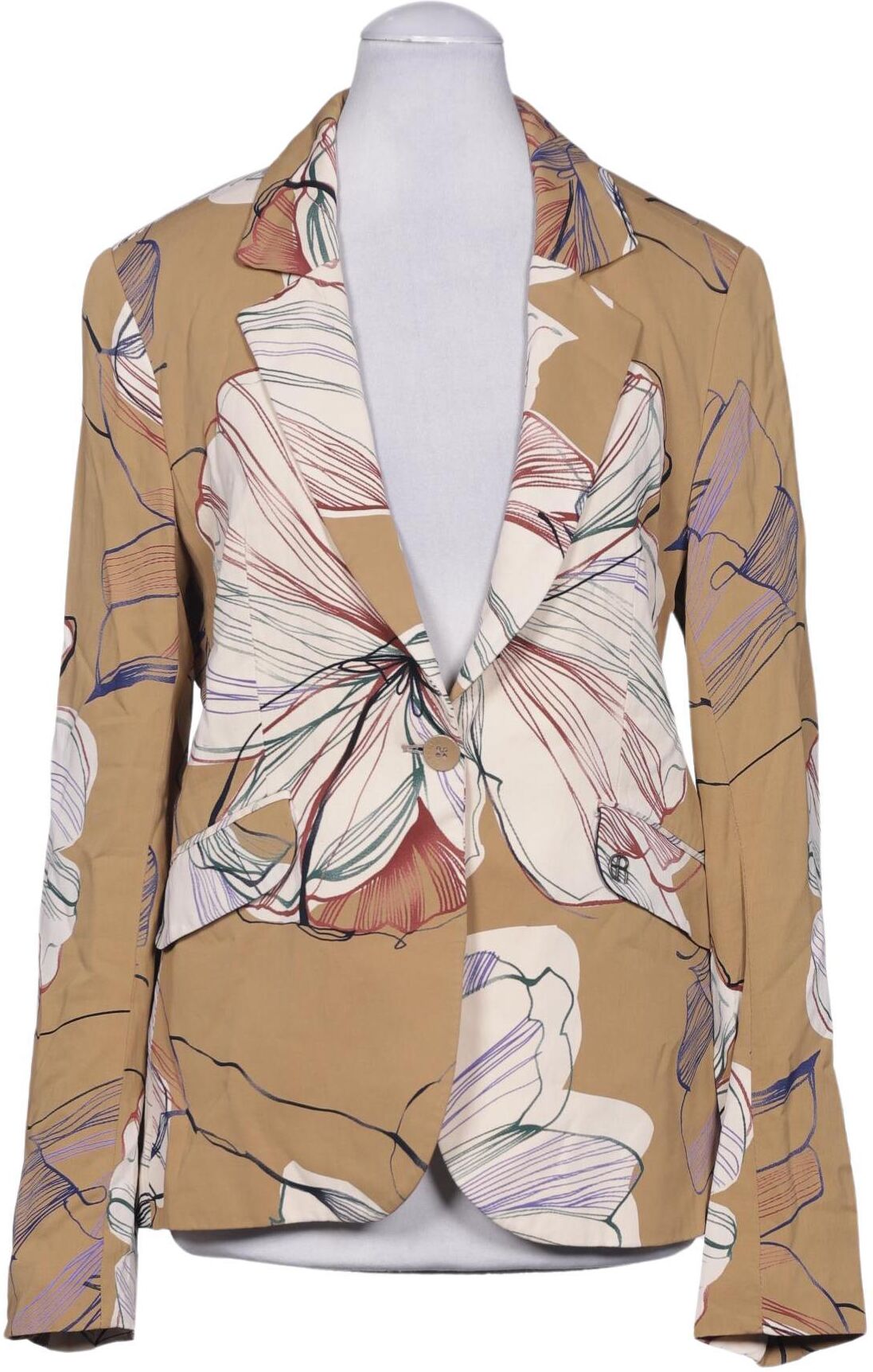 ER Elias Rumelis Damen Blazer, Mehrfarbig, Gr. XS, Viskose / Seide - Second Hand