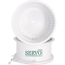 SERVO Saftge.Kombi-S.Ø35 Email, Einkochautomat, Weiss
