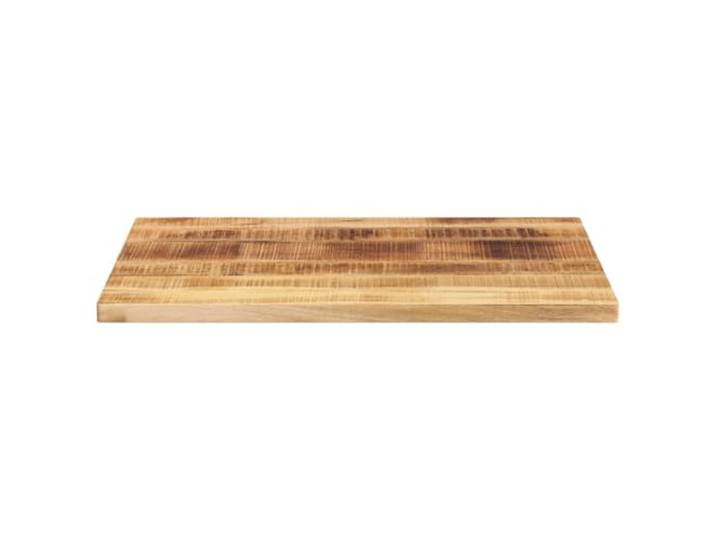KTHLBRH Tischplatte 90 x 60 x 3,8 cm, rechteckig, Mangoholz, unbehandelt Massives Mangoholz, pflegeleichte Oberfläche, rustikales Design, vielseitiger Ersatz