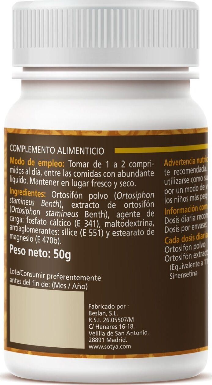 Sotya Ortosifón 500mg 100comp