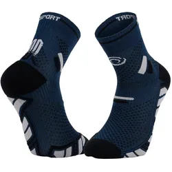 BV Sport, Herren, Sportsocken, Ultra.2 Mid (39 - 41), Grau, Blau