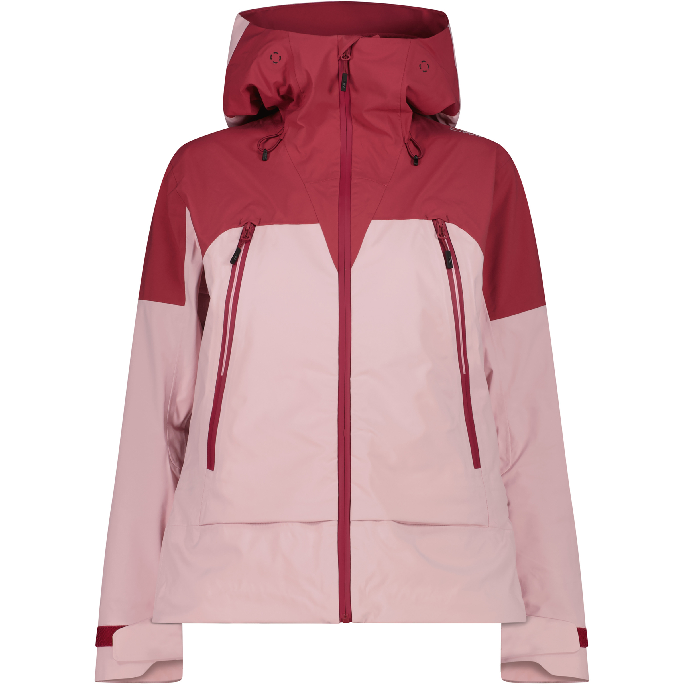 CMP Damen Regenjacke rosa Größe XXS Freeride | Skifahren Wasserdicht Wasserabweisend