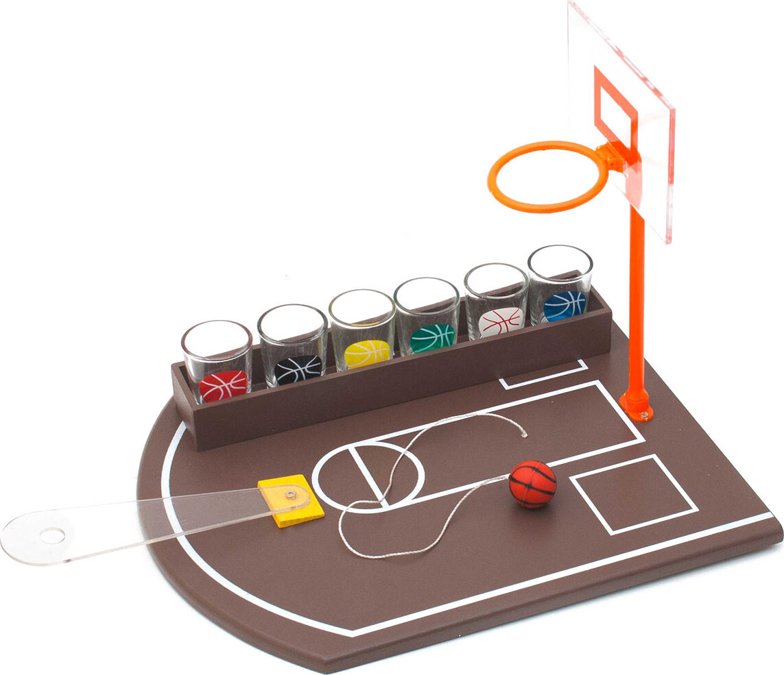 Goods & Gadgets Basketbalspel voor feesten en kleine tafels