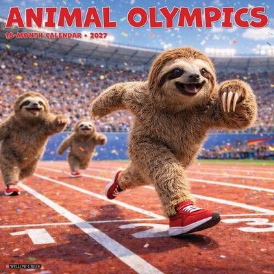 Animal Olympics 2027 12 X 12 Wall Calendar