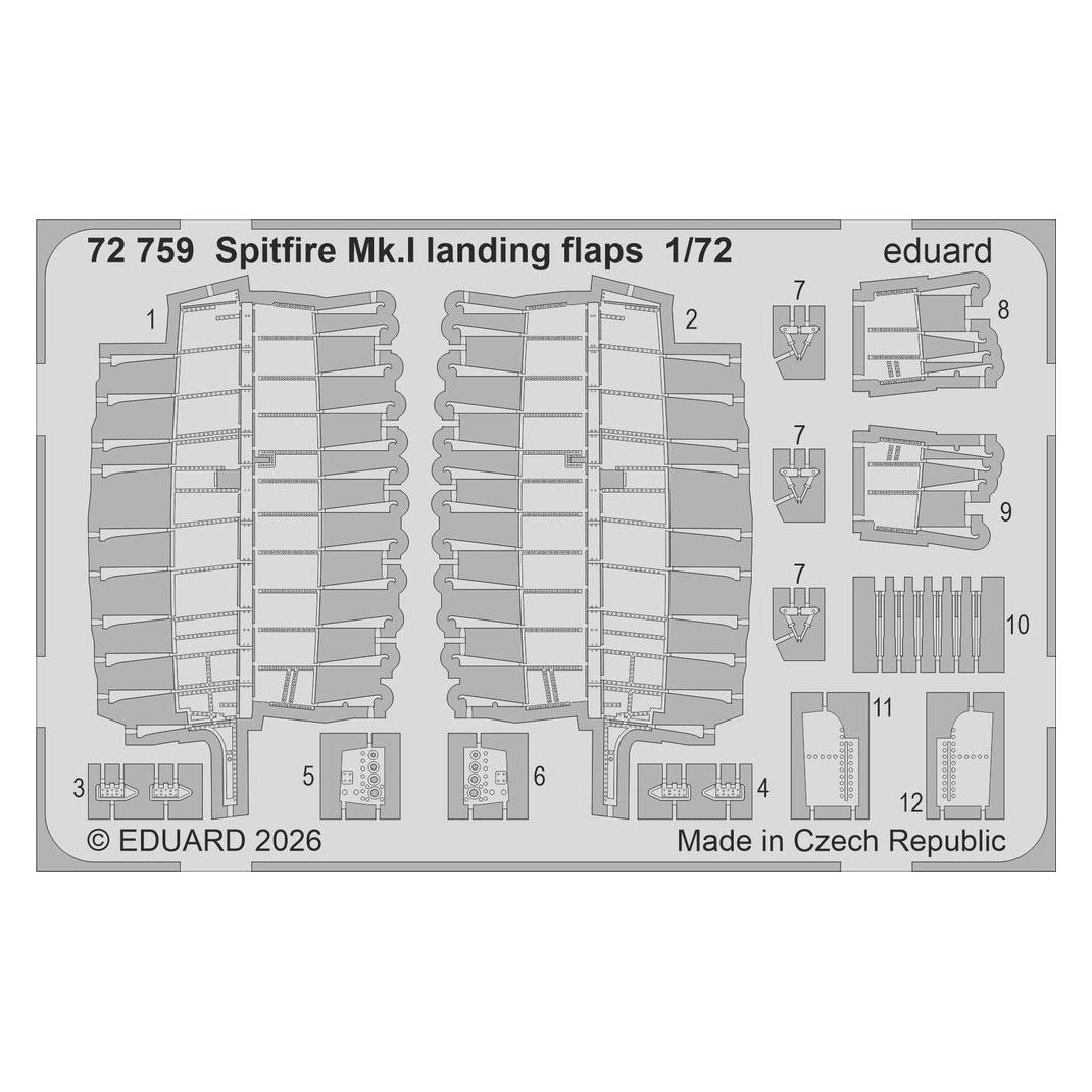 Eduard Spitfire Mk.I landing flaps for (72759)