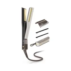 Shark SilkiPro Straight Glätteisen und Haartrockner – Mokka-Silber in Mokka-silber | HT401EUSL | von SharkNinja