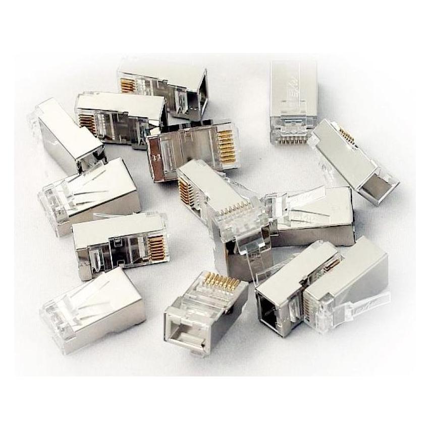 Digitus RJ45 Stecker (8P8C) Universal Cat.6A geschirmt AWG 26-24 100er Pack (Netzwerkkabel Stecker) (X-ML-6AF-IMP)
