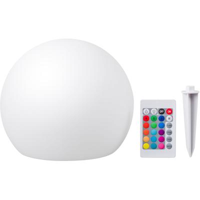LED Gartenleuchte UBBINK "MultiBright Solar Float 30", weiß (opalweiß), H:28cm Ø:30cm, Leuchten, LED Gartenleuchte, für Garten, Teich oder Pool