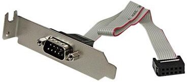 StarTech 9 Pin Serial to 10 Pin Motherboard Header Grey