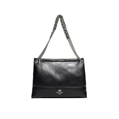 Shopper JUICY COUTURE "SOPHIE DOUBLE HANDLE Damen", Damen, Gr. B/H/T: 27cm onesize, schwarz, Polyurethan, Taschen Shopper, Tragetasche Damen, Shopper, Einkaufstasche, Fashion, Lifestyle, Sale